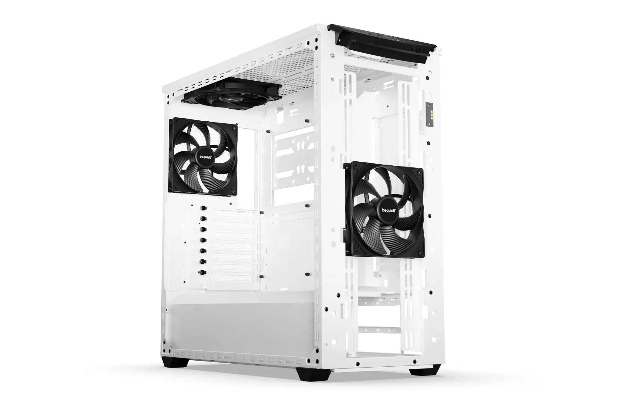 Būkite tylūs! Shadow Base 800 DX White, Midi Tower, Kompiuteris, Balta, ATX, EATX, micro ATX, Mini-ITX, Akrilonitrilo butadieno stirenas (ABS), Plienas, Grūdintas stiklas, Multi