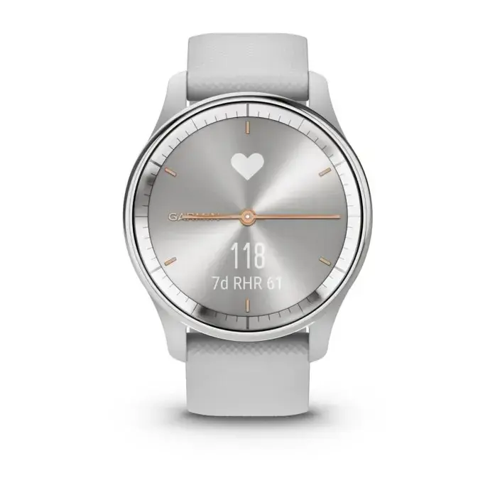 "Garmin vivomove Trend Mist Grey", silikonas