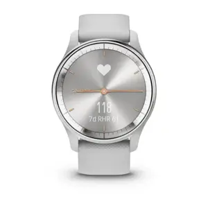 "Garmin vivomove Trend Mist Grey", silikonas