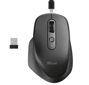 "Trust Ozaa", dešinės rankos, optinis, RF belaidis, 2400 DPI, juodas