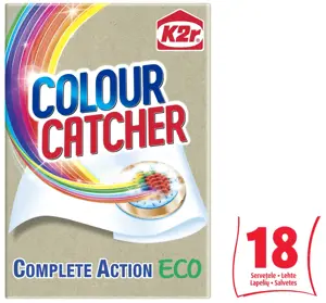 K2R COLOUR CATCHER ECO skalb. lapeliai, 18 vnt.