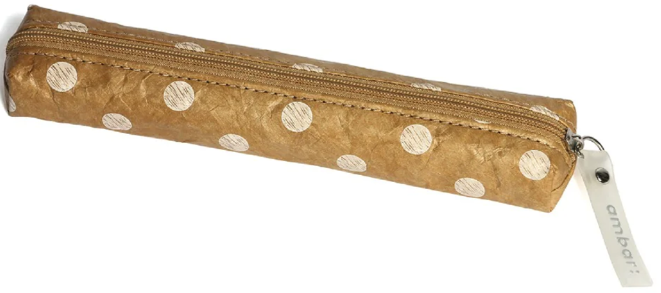 Pencil case  Rectangular Fina Pure White Dot