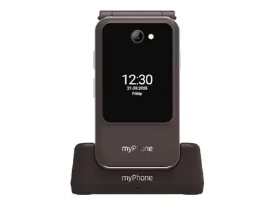 myPhone Harmony LTE Praline Collection | Brown | 2.8+1.44 " | IPS | 48 MB | 128 MB | Single SIM | MicroSD | 3G | Bluetooth | 5.1 | Main camera resolution 2 MP | 1300 mAh