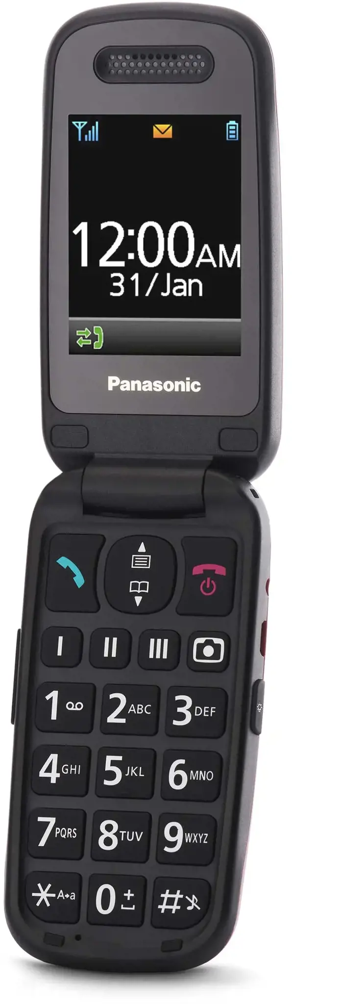 Mobilusis telefonas Panasonic KX-TU446EXR (Nėra LT kalbos), Raudona