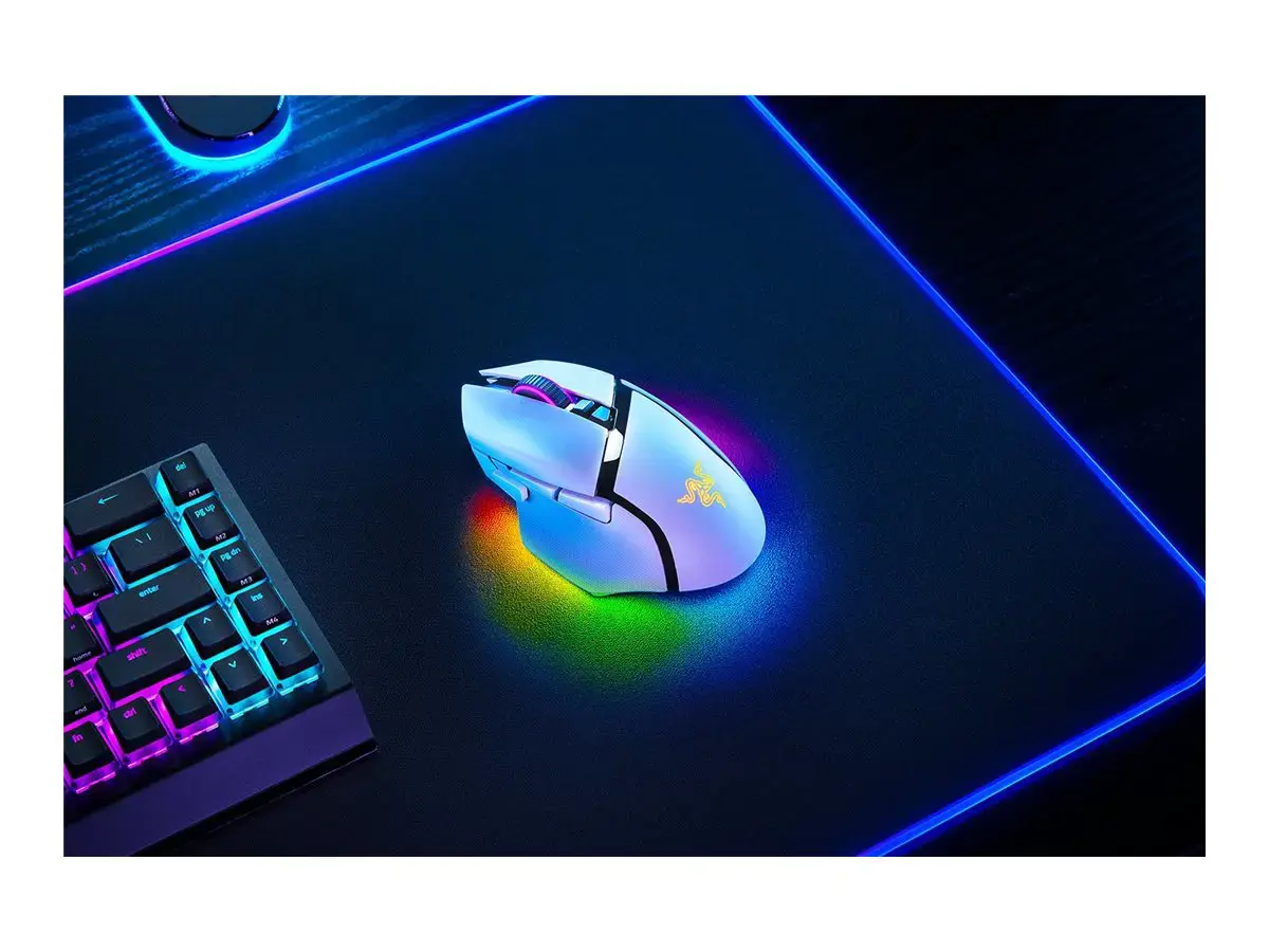 Razer | Gaming Mouse | Basilisk V3 Pro 35K | Optical mouse | Wireless | White | Yes