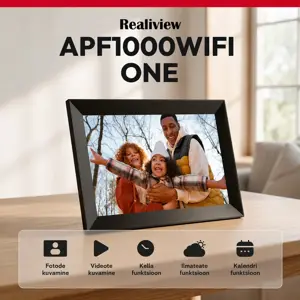 AgfaPhoto digital photo frame Realiview APF1000 10" WiFi One, black