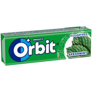 Kramtomoji guma ORBIT Spearmint, 14 g