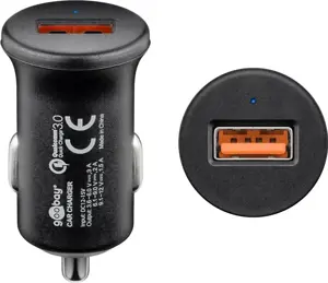 "Goobay" greitasis įkrovimas QC3.0 USB automobilinis greitasis įkroviklis USB 2.0 Moteris (A tipo),…