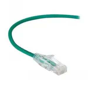 "BLACKBOX CAT6A UTP SLIM-NET SUJUNGIMO KABELIS, 28AWG, 500 MHZ, PVC - ŽALIAS, 0,9 M