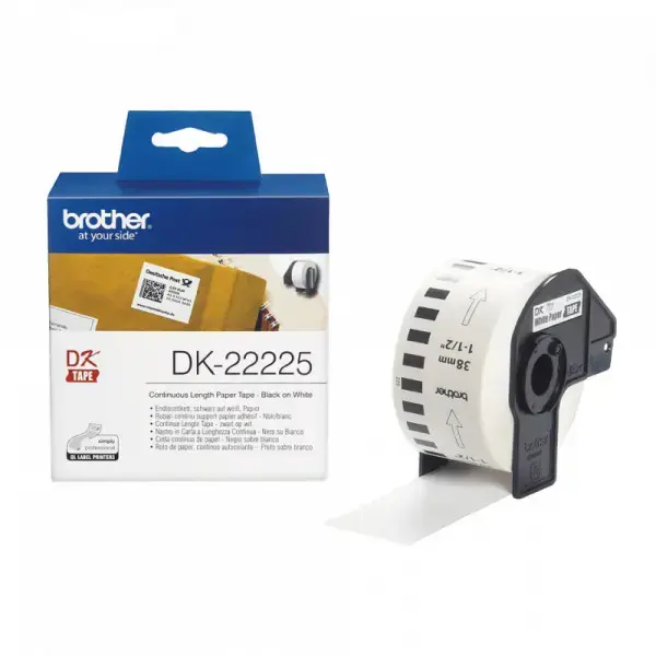 OEM etiketė Brother DK-22225 (38mm. x 30,48m.)