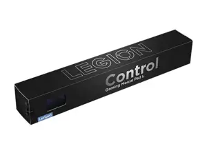 Lenovo GXH1C97870, juoda, mėlyna, vaizdas, mikropluoštas, guma, neslystantis pagrindas, žaidimų pelės kilimėlis