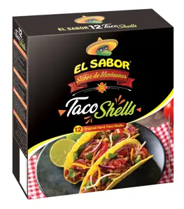 Kukurūzų krepšeliai EL SABOR, 12 vnt, 150 g