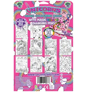 Splat Planet magiška spalvinimo knygelė VIENARAGIAI