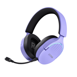 Trust GXT 491P FAYZO, Wired & Wireless, Gaming, 20 - 20000 Hz, 290 g, Headset, Black, Purple