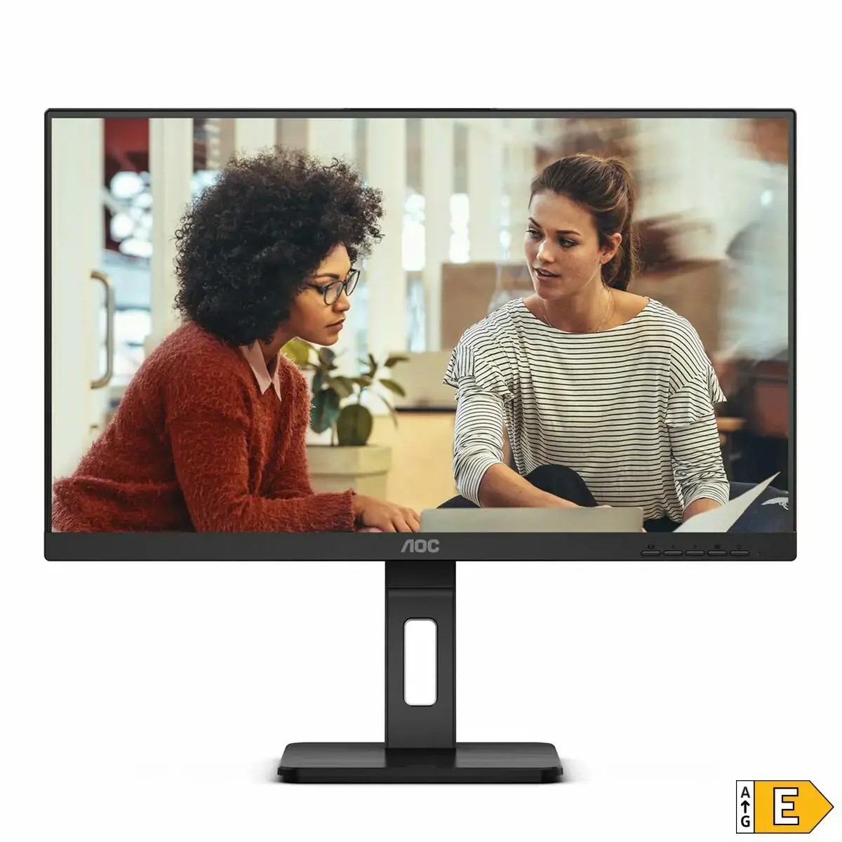 AOC E3 24E3QAF, 60.5 cm (23.8"), 1920 x 1080 pixels, Full HD, LCD, 4 ms, Black