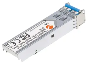 INTELLINET Gigabit SFP Mini-GBIC siųstuvas 1000Base-LX (LC) Vienmodis prievadas Atstumas 10 km Bangos ilgis 1310 nm
