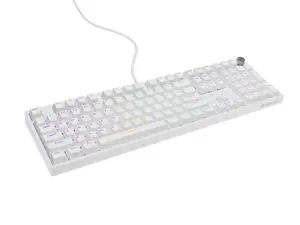 Genesis Thor 404 | Mechanical Gaming Keyboard | Wired | US | Outemu Peach Silent | White