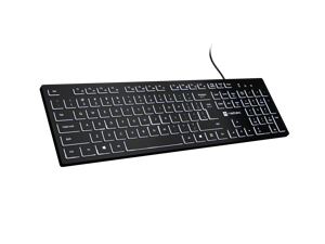 Natec Herring Glow | Keyboard | Wired | US | Black | USB Type-A