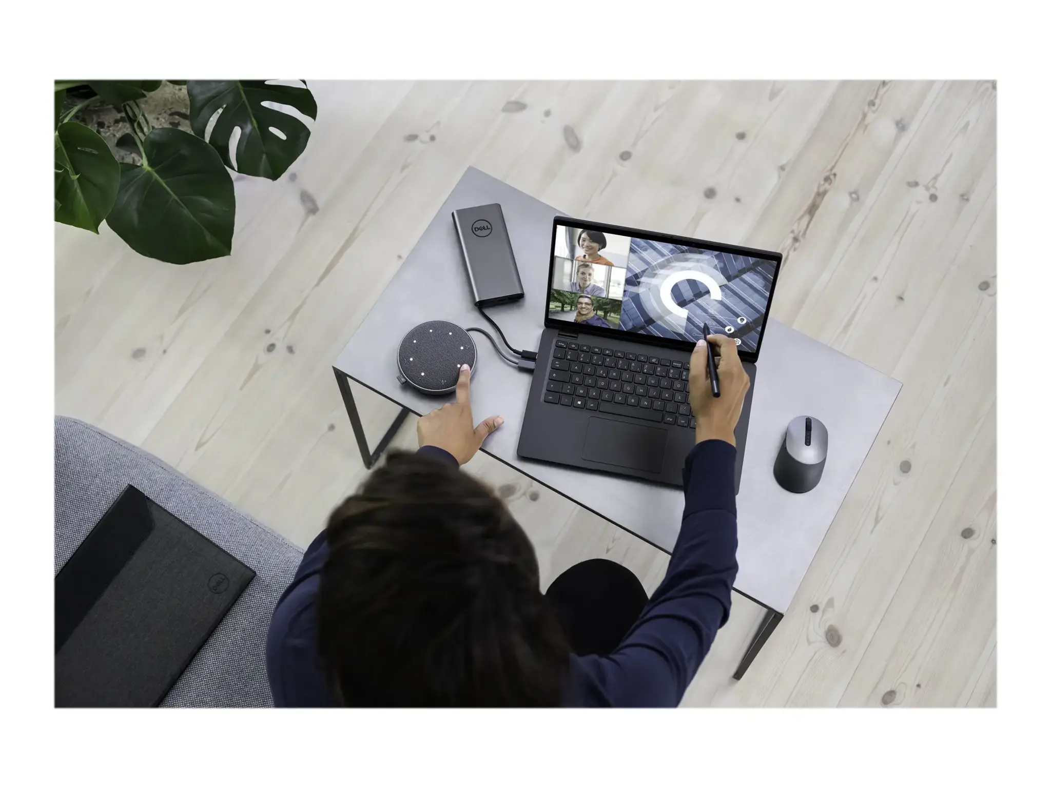 DELL MS5320W, dešinės rankos, optinis, RF belaidis + "Bluetooth", 1600 DPI, pilkas, titano spalvos