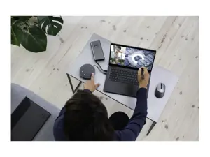 DELL MS5320W, dešinės rankos, optinis, RF belaidis + "Bluetooth", 1600 DPI, pilkas, titano spalvos