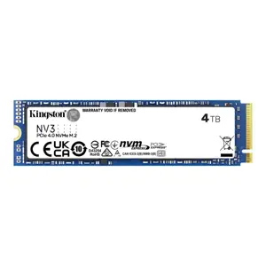 SSD diskas KINGSTON NV3 4 TB, M.2, PCIe 4.0 x4 NVMe