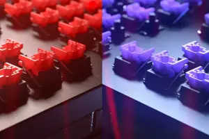 RAZER Huntsman V2 klaviatūra be klavišų, violetinės spalvos jungiklis - JAV išdėstymas