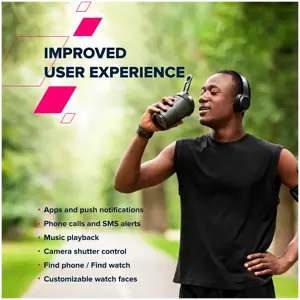 CANYON Maverick SW-83,Smart Watch, Realtek 8762DT, IPS1.32'' 360x360, ARM Cortex-M4F,RAM192KB/ROM128MB, 400mAh 3.8v,GPS,128 Sport modes,IP68,STRAVA support,Real-Time Heart Rate & SpO2, black case & silicone strap 46*45.4mm 259*20mm, black