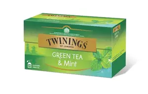 TWININGS Žalioji arbata su mėtomis 25X1.6g, 40g