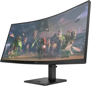 HP OMEN by HP 34c, 86,4 cm (34"), 3440 x 1440 taškų, "Wide Quad HD", LED, 1 ms, juodas