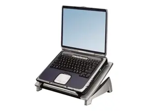 Nešiojamųjų kompiuterių stovas "Fellowes" 8032001 17", pilkas mikropluoštas