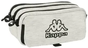 Trigubas penalas "Kappa Grey", pilkos spalvos (21,5 x 10 x 8 cm)