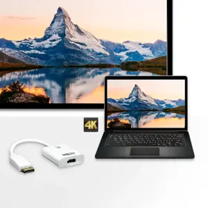 ATEN 4K aktyvusis "DisplayPort" ir HDMI keitiklis, 3D, iki 3840 x 2160 @30Hz, "DisplayPort", HDMI, vyriškas, moteriškas, tiesus, tiesus