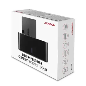 AXAGON ADSA-SN USB3.0 - 1x SATA 6G HDD doko stotelė, juoda