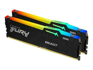 Kingston KF568C34BBEAK2-32 32GB 6800MT/s DDR5 CL34 DIMM (Kit of 2) FURY Beast Black RGB EXPO | King…
