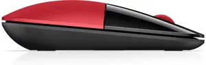 HP Z3700 raudona belaidė pelė, dvipusė, optinė, RF belaidė, 1200 DPI, juoda, raudona