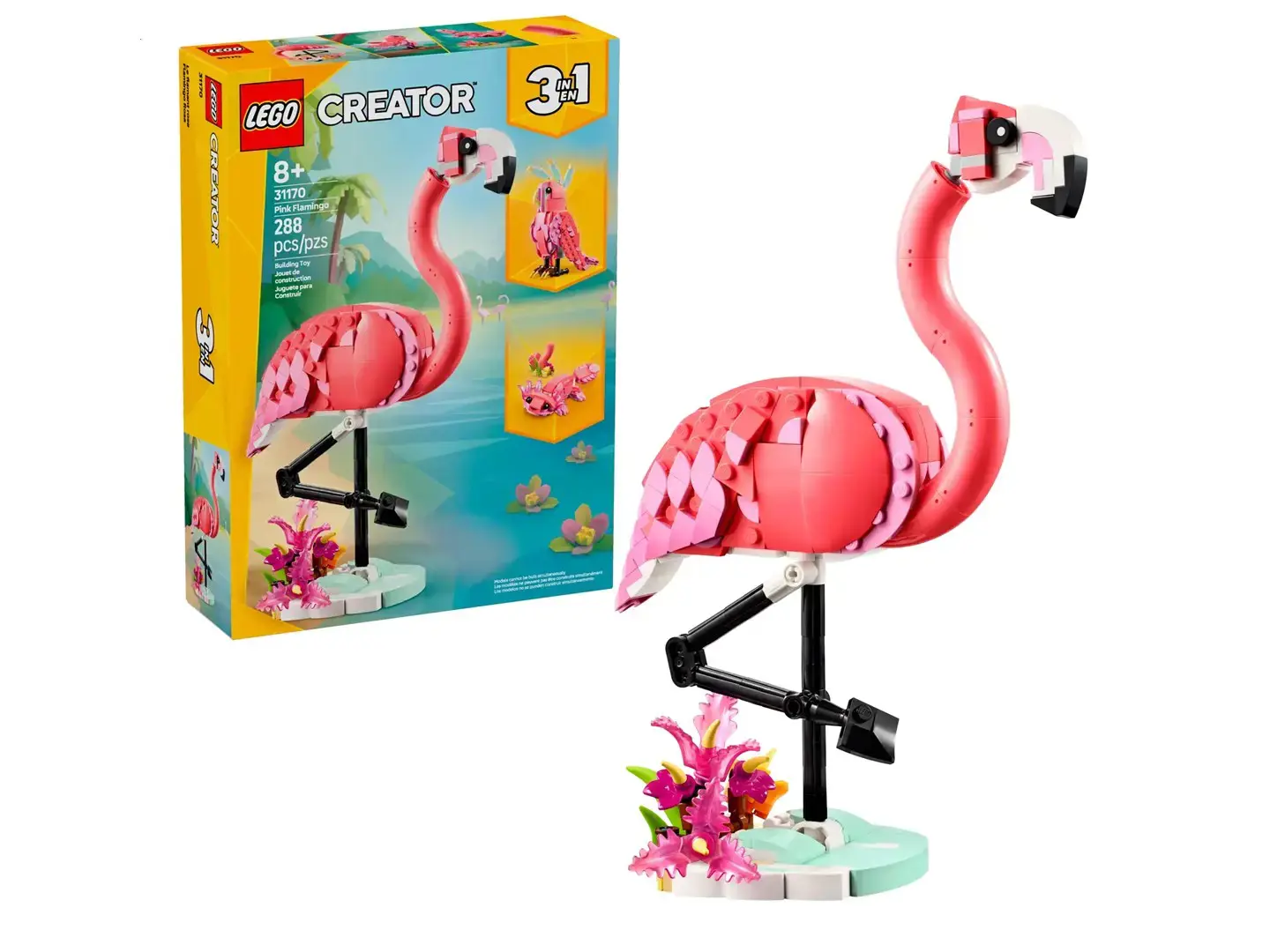 LEGO CREATOR 31170 Wild Animals Pink Flamingo