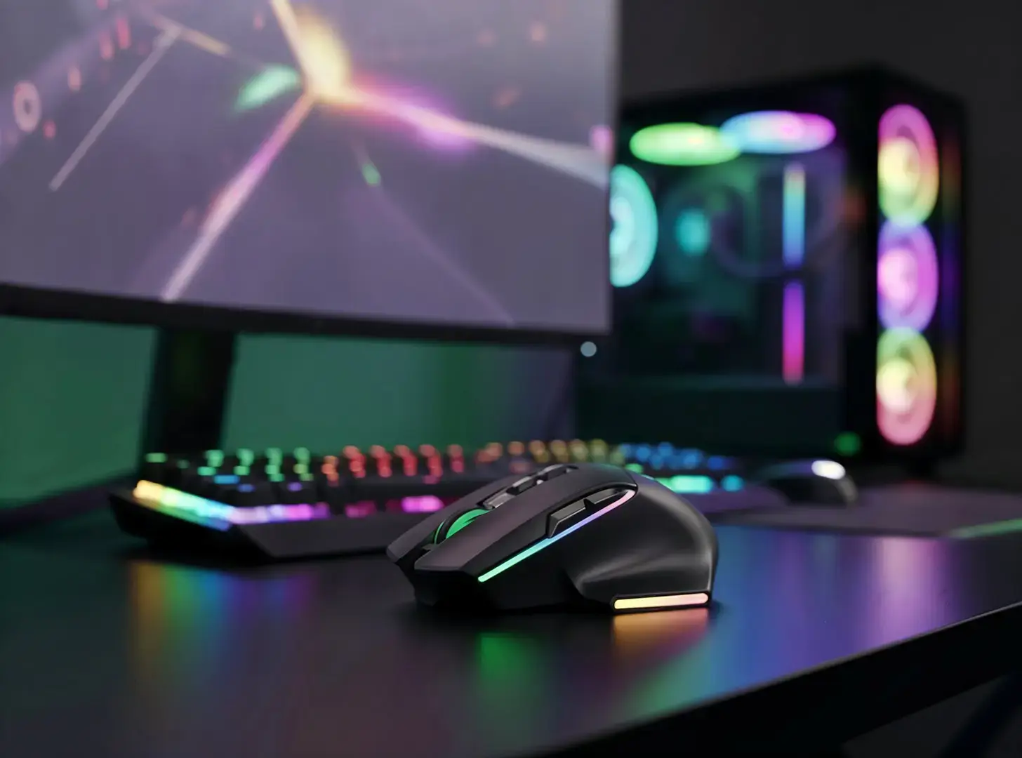 Mars Gaming MMWVECTOR mouse Right-hand RF Wireless + Bluetooth + USB Type-A Optical 12000 DPI