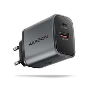 MOBILE CHARGER WALL USB 67W/GAN 2PORT ACU-PQ67 AXAGON