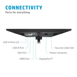 Monitorius HP E24mv G4, 60.5 cm (23.8"), 1920 x 1080 pixels, Full HD, 5 ms, Black, Silver