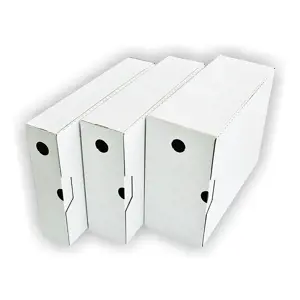 Dokumentų archyvavimo dėžė SMLT A4, 238 x 120 x 320 mm, balta