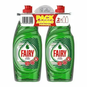 Skystas indų ploviklis Fairy Fairy Ultra Poder Lavavajillas Concentrado Lote 650 ml (2 x 650 ml)