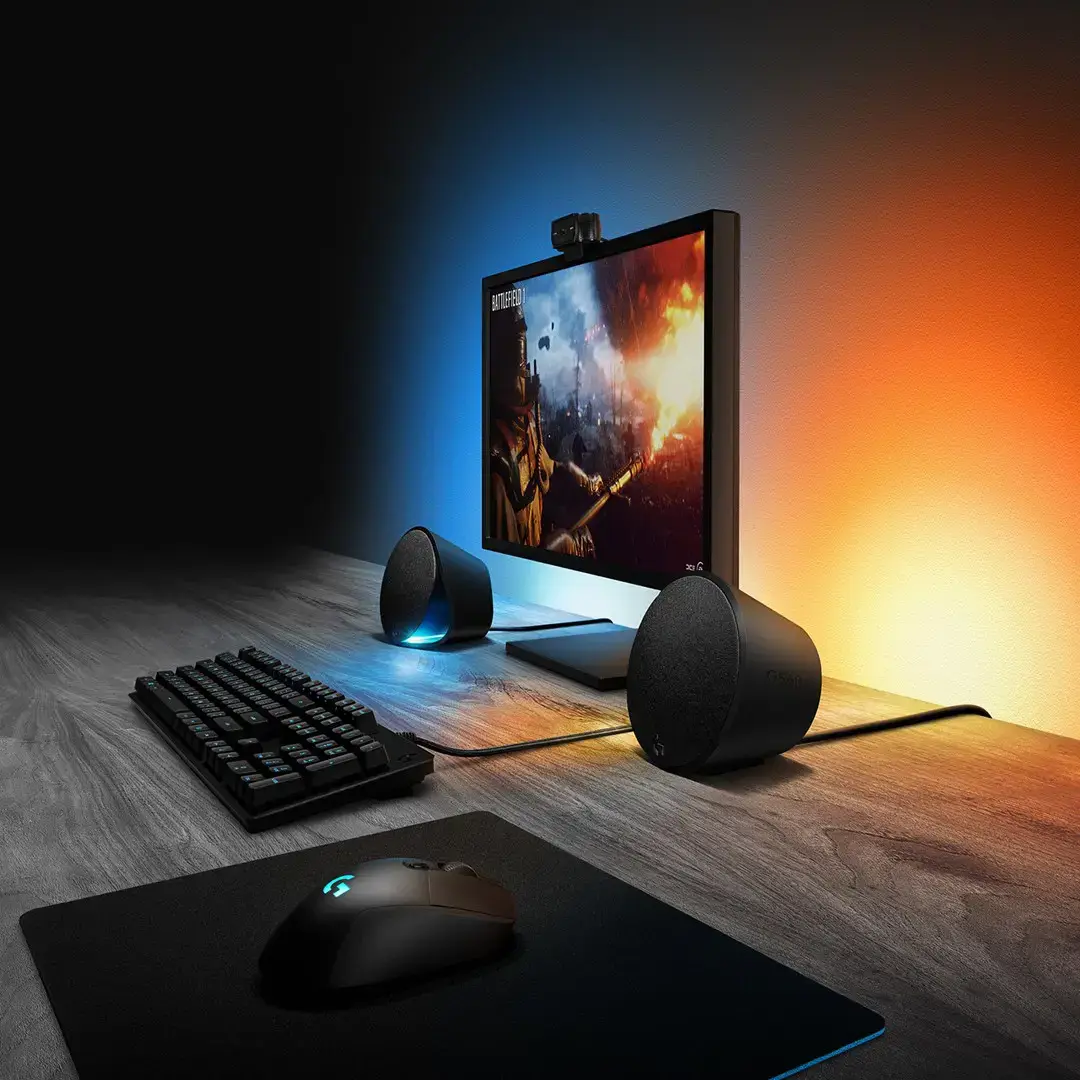 LOGITECH G560 LIGHTSYNC žaidimų garsiakalbiai 2.1 - BLACK - USB