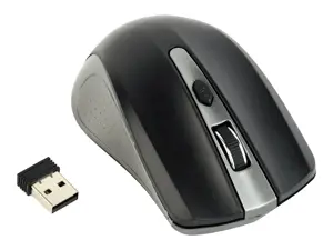 GEMBIRD MUSW-4B-04-GB Gembird Belaidė optinė pelė MUSW-4B-04-GB, 1600 DPI, nano USB, kosminės pilkos/juodos spalvos