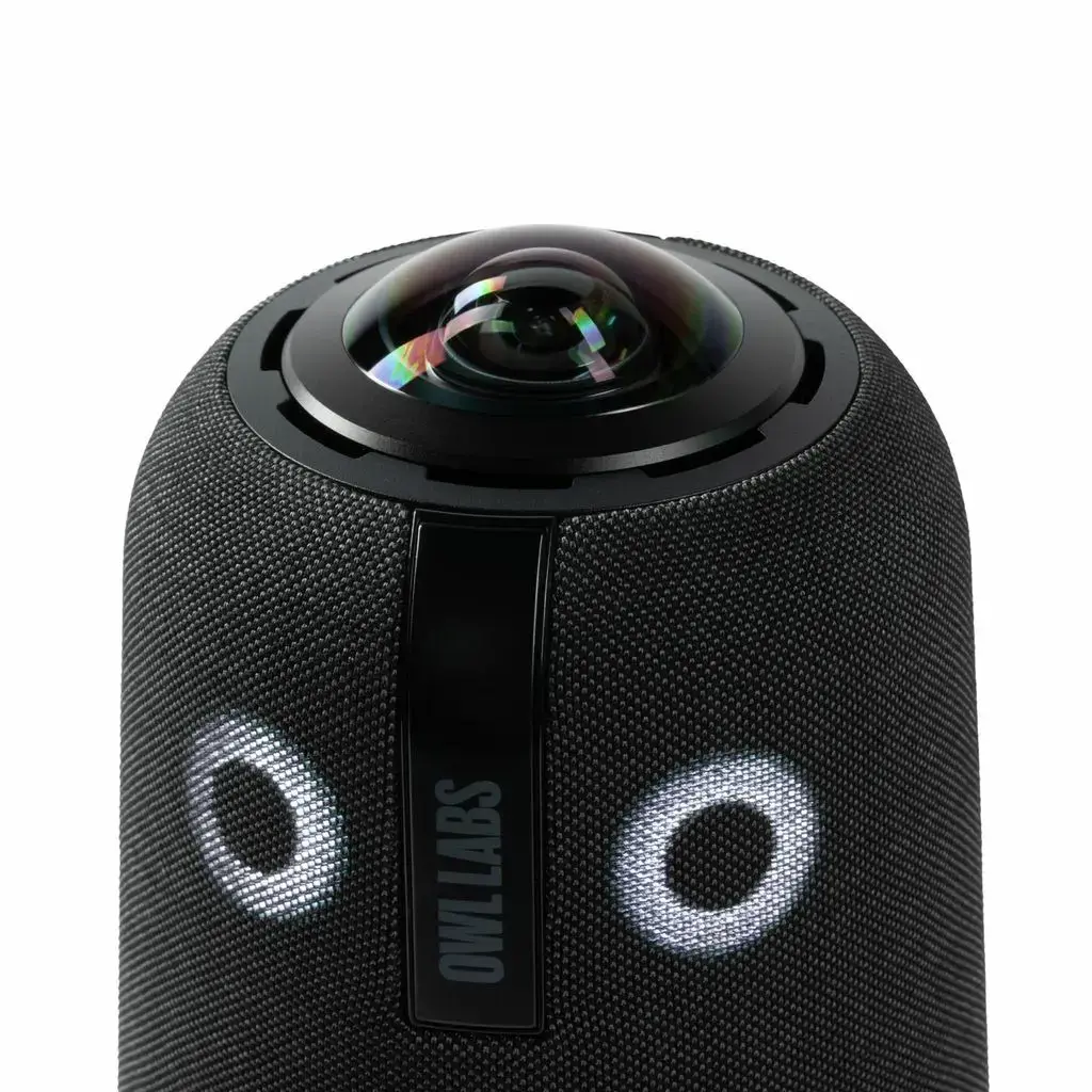 Owl Labs Meeting Owl 4+ 360-Degree, 4K Smart Video Conference Camera, Microphone and Speaker (Automatic Speaker Focus, Smart Zooming and Noise Equalising), Group video conferencing system, CMOS, 4K Ultra HD, 30 fps, Charcoal
