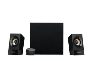 "Logitech Z533" galingas garsas, 2.1 kanalo, 60 W, universalus, juodas, 120 W, laidinis