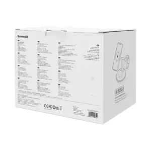 Baseus Swan stand 3in1 magnetic charger with USB Type C cable 1m black (WXTE000101)