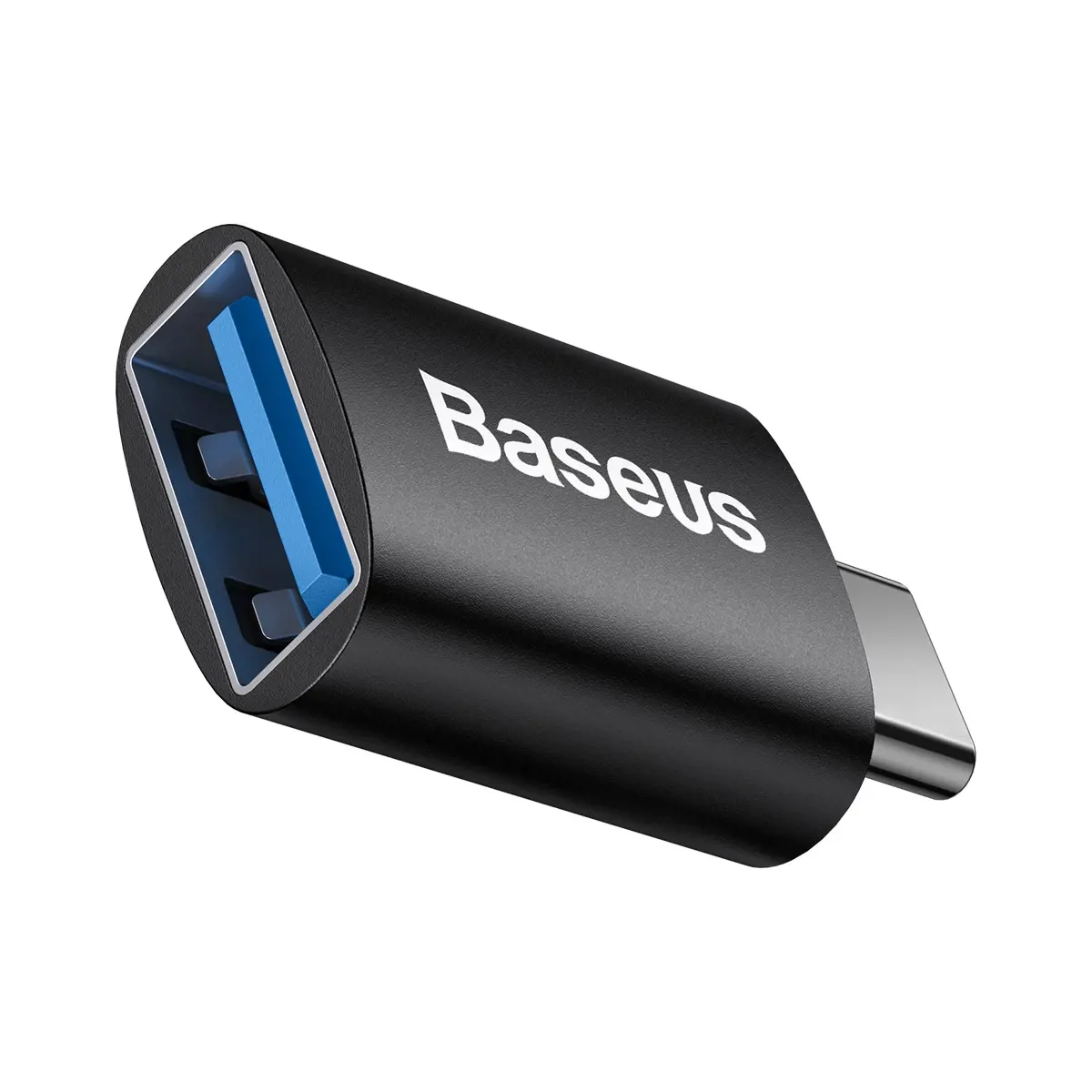"Baseus Ingenuity" serijos kištukinis adapteris iš C tipo USB į A 3.2 gen 1 juodos spalvos (juodas)