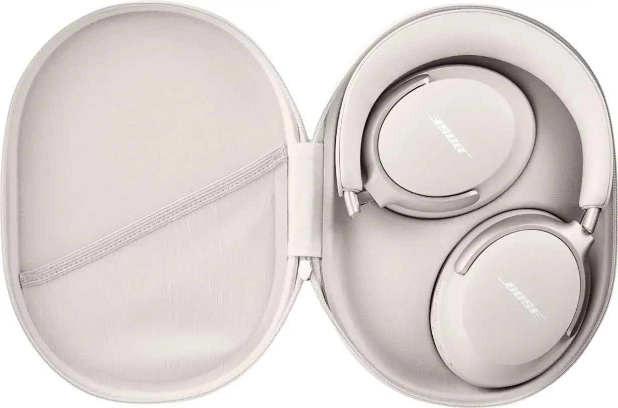 "Bose" belaidės ausinės "QuietComfort Ultra", baltos spalvos