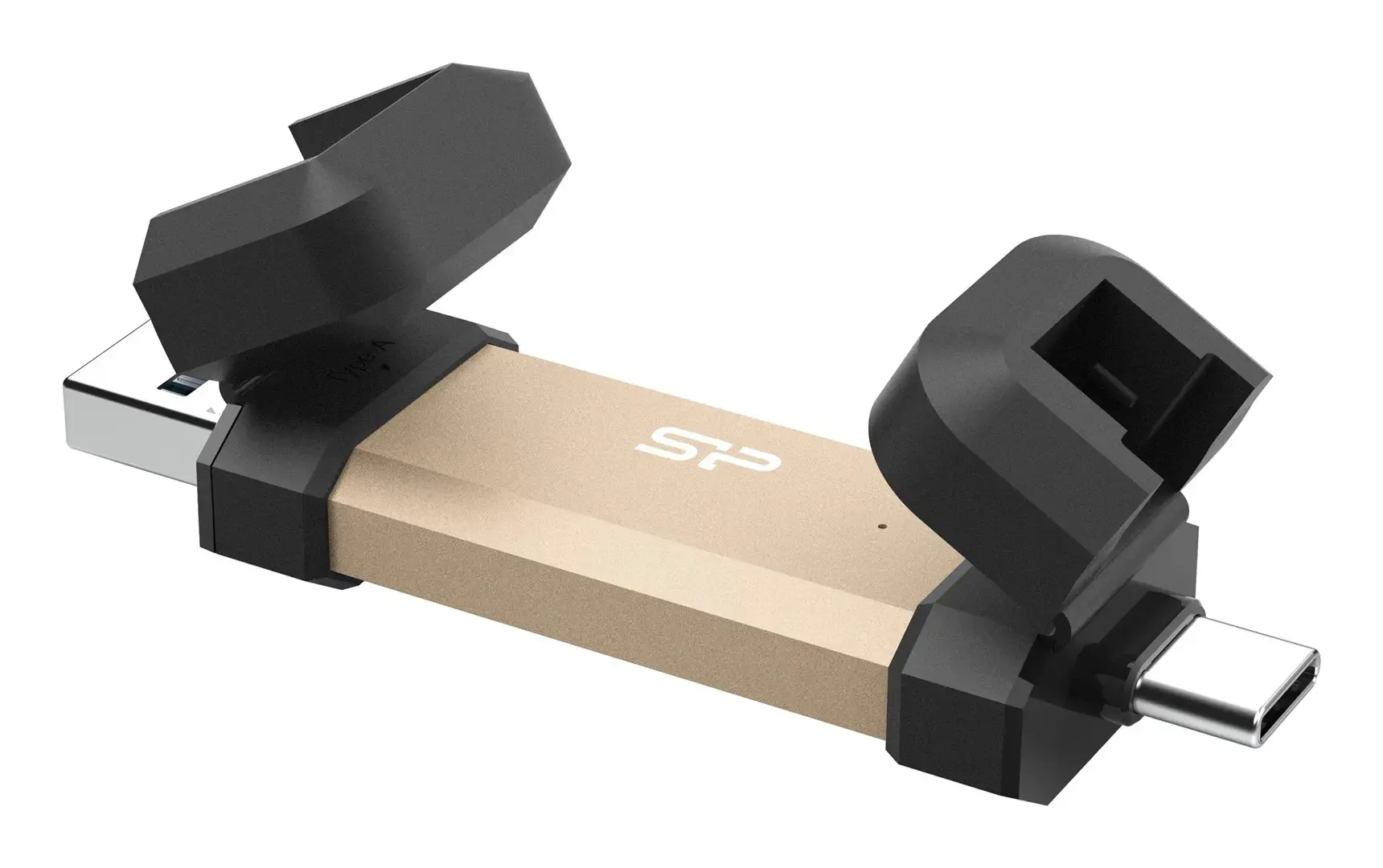 Silicon Power DS72 USB flash drive 1 TB USB Type-A / USB Type-C 3.2 Gen 2 (3.1 Gen 2) Gold