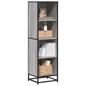 knygų spintelė Pilka Sonoma 40x35x139 cm Engineered Wood